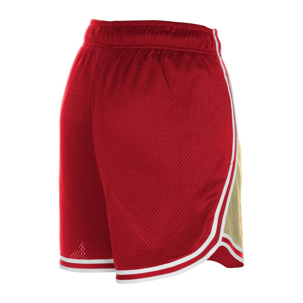 San Francisco 49ers Women's Throwback Sport Classics Mesh Shorts | NFL Online