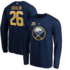 Rasmus Dahlin Buffalo Sabres Fanatics Authentic Stack Name & Number T-Shirt -  NHL T-shirts