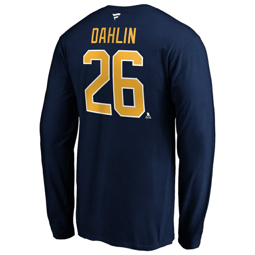 Rasmus Dahlin Buffalo Sabres Fanatics Authentic Stack Name & Number T-Shirt -  NHL T-shirts