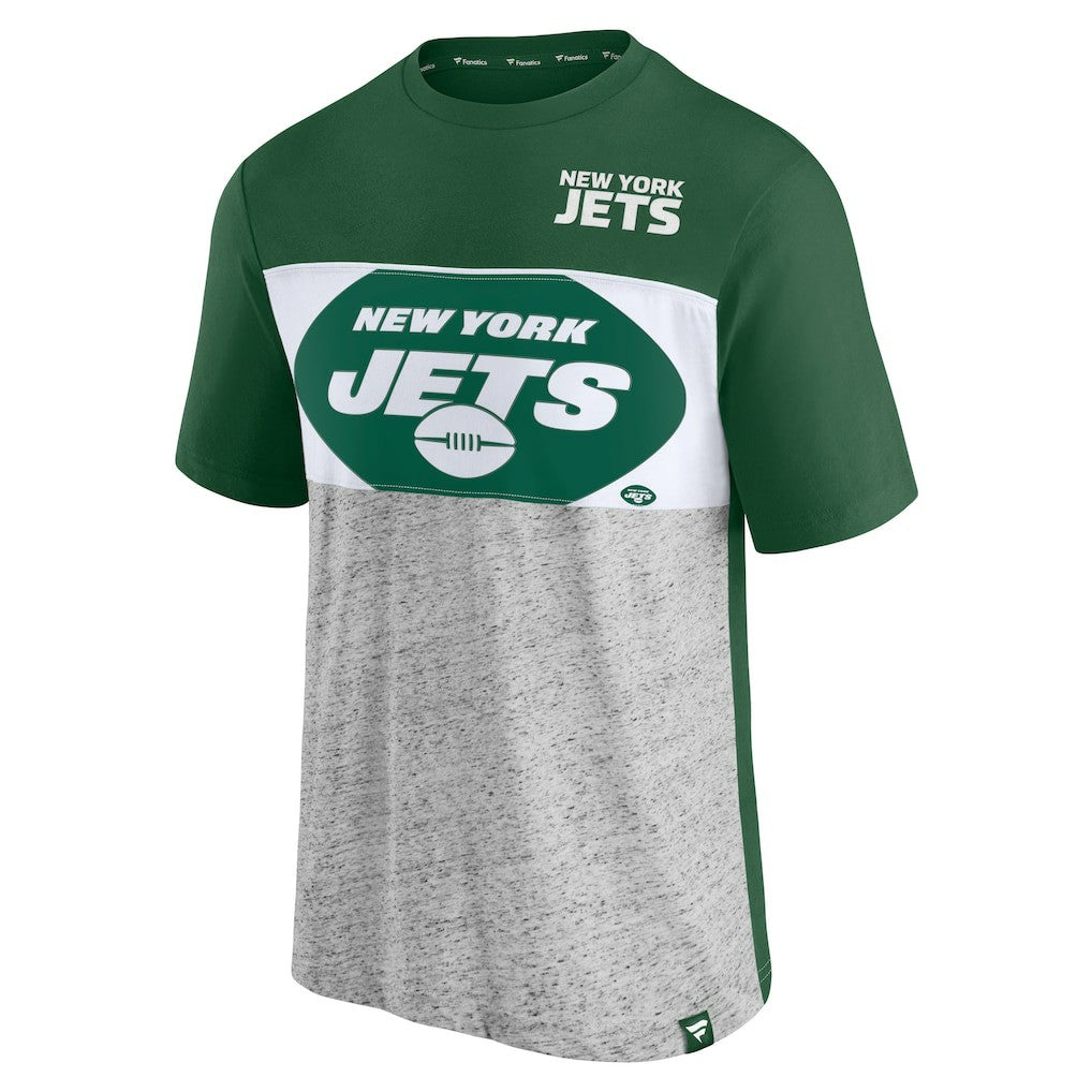 New York Jets Colorblock T-Shirt | NFL Discount