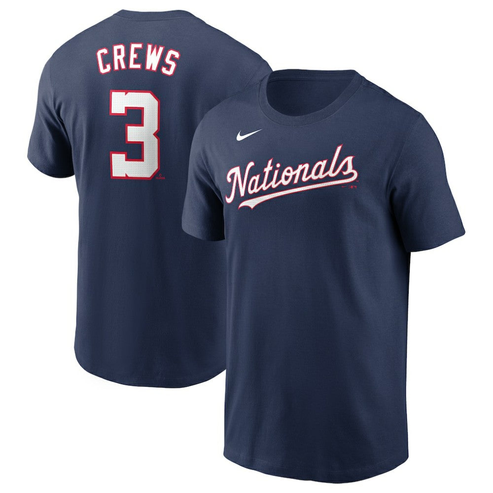 Dylan Crews Washington Nationals Nike Fuse Name & Number T-Shirt - MLB T-shirts