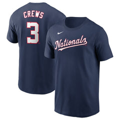 Dylan Crews Washington Nationals Nike Fuse Name & Number T-Shirt - MLB T-shirts