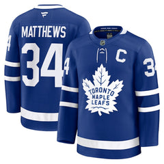 Auston Matthews Toronto Maple Leafs Fanatics Captain Patch Home Premium Jersey -  NHL Jerseys