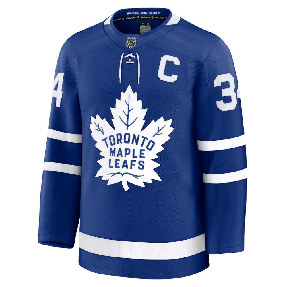 Auston Matthews Toronto Maple Leafs Fanatics Captain Patch Home Premium Jersey -  NHL Jerseys