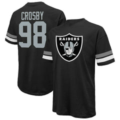 Las Vegas Raiders Maxx Crosby  Majestic Threads Name & Number Oversize Fit T-Shirt | NFL Near me