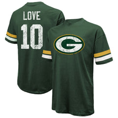 Green Bay Packers Jordan Love  Majestic Threads Name & Number Oversize Fit T-Shirt | NFL Discount