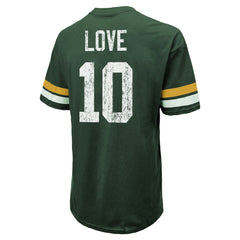 Green Bay Packers Jordan Love  Majestic Threads Name & Number Oversize Fit T-Shirt | NFL Discount