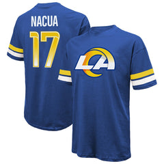 Los Angeles Rams Puka Nacua  Majestic Threads Name & Number Oversized Fit T-Shirt | NFL Hot