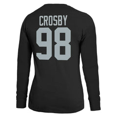 Las Vegas Raiders Maxx Crosby  Majestic Threads Women's Player Name & Number Long Sleeve T-Shirt | NFL US