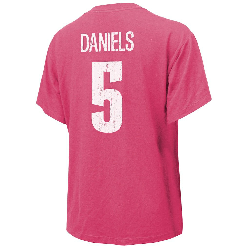 Washington Commanders Jayden Daniels  Majestic Threads Women's Name & Number T-Shirt | NFL Outlet