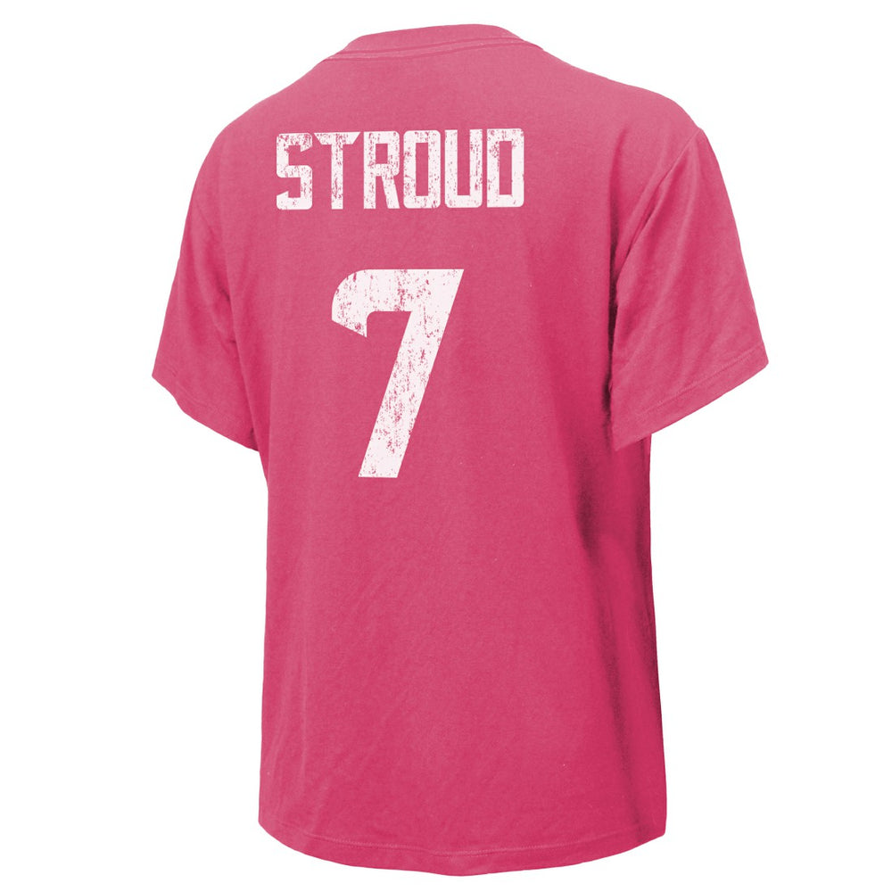 Houston Texans C.J. Stroud  Majestic Threads Women's Name & Number T-Shirt | NFL On sale