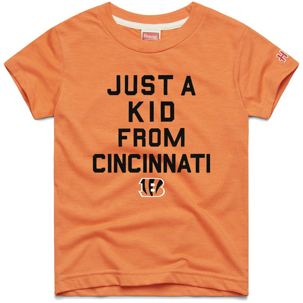 Cincinnati Bengals Homage Youth Just a Kid Tri-Blend T-Shirt | NFL Hot