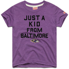 Baltimore Ravens Homage Youth Just a Kid Tri-Blend T-Shirt | NFL US