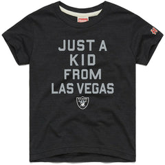 Las Vegas Raiders Homage Youth Just a Kid Tri-Blend T-Shirt | NFL Outlet
