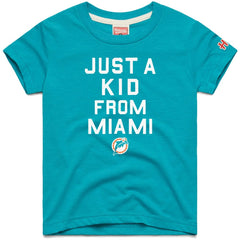 Miami Dolphins Homage Youth Just a Kid Tri-Blend T-Shirt | NFL Online
