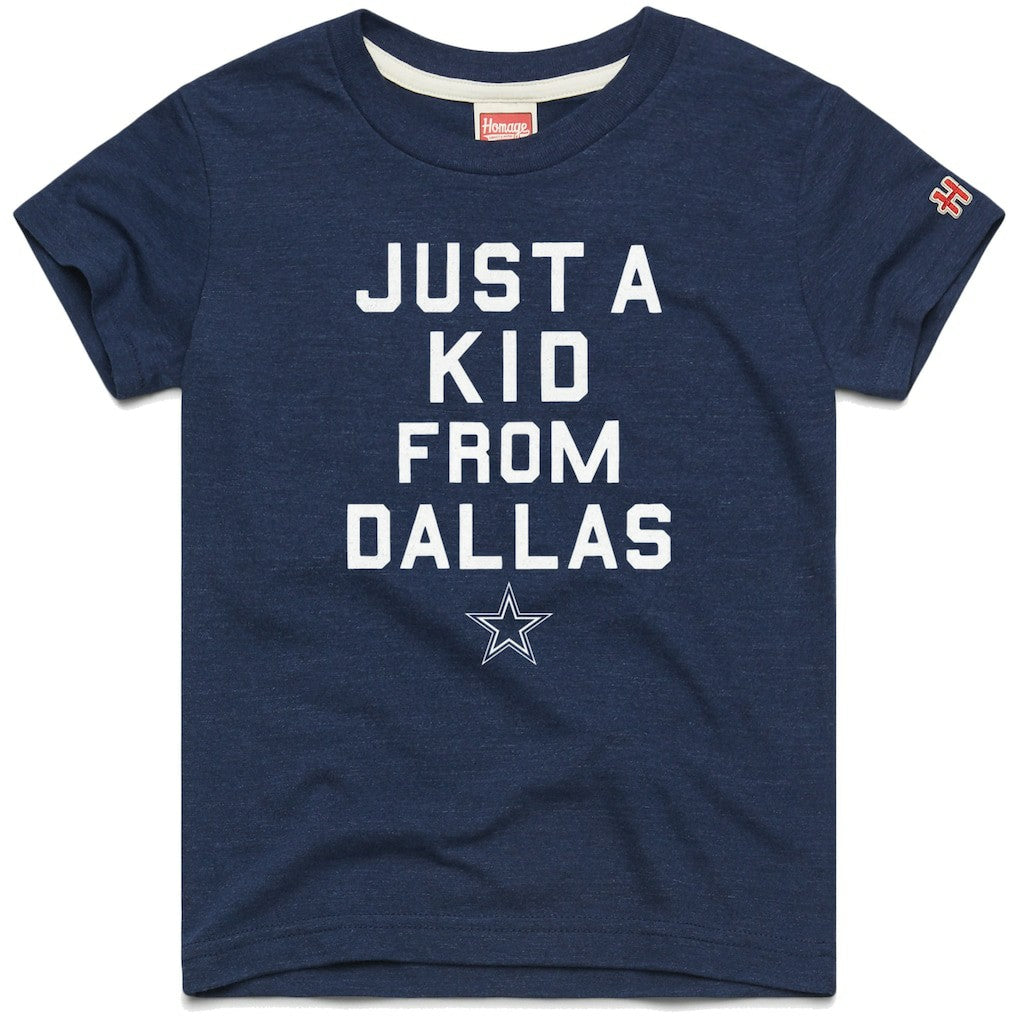 Dallas Cowboys Homage Youth Just a Kid Tri-Blend T-Shirt | NFL Discount