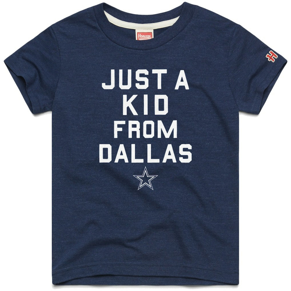 Dallas Cowboys Homage Youth Just a Kid Tri-Blend T-Shirt | NFL Discount