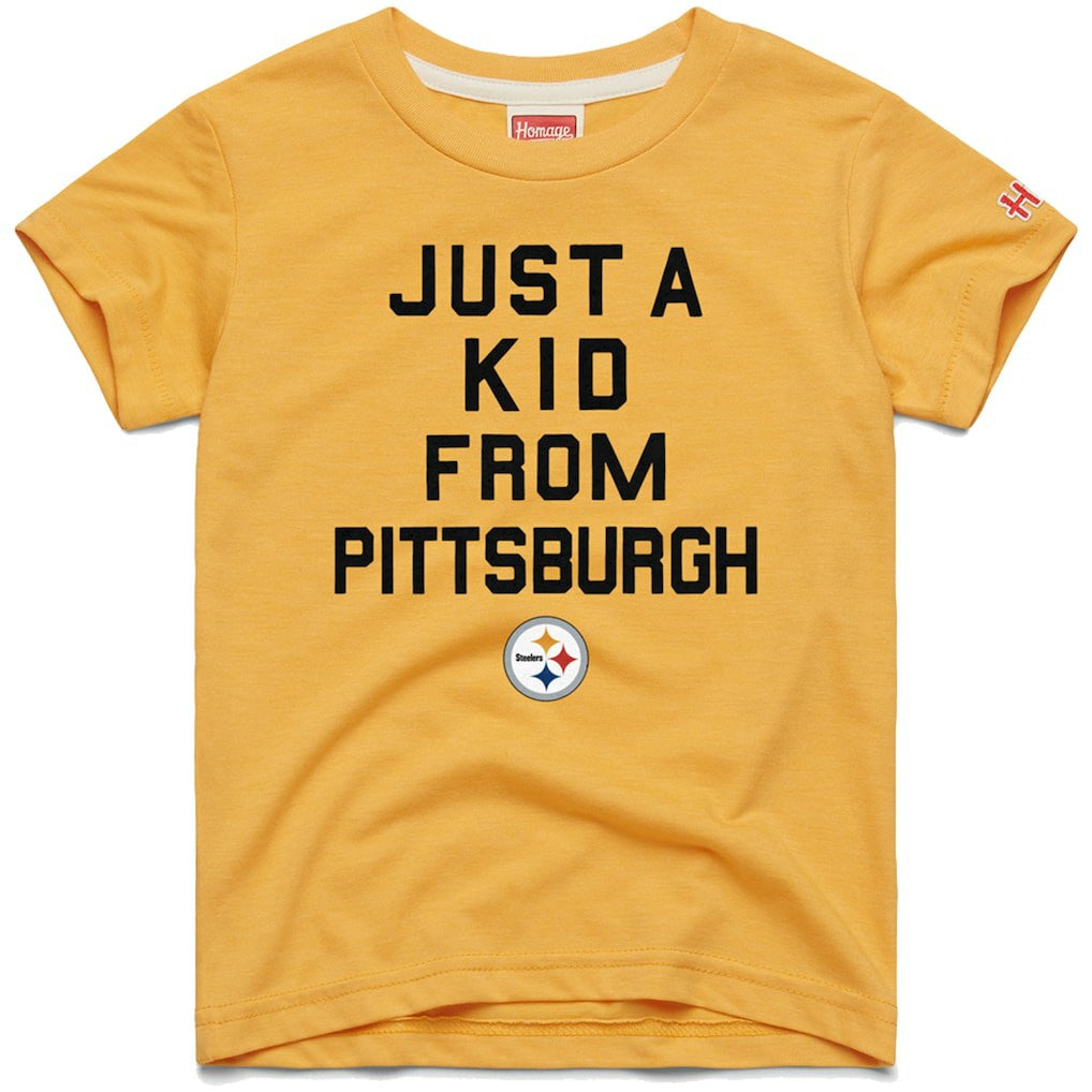 Pittsburgh Steelers Homage Youth Just a Kid Tri-Blend T-Shirt | NFL New