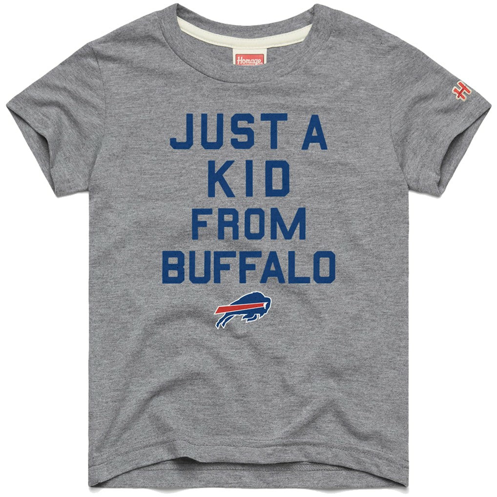 Buffalo Bills Homage Youth Just a Kid Tri-Blend T-Shirt | NFL Outlet