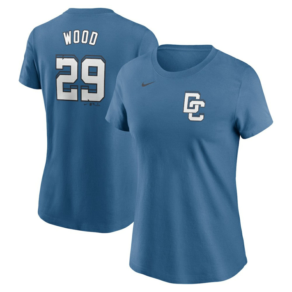 James Wood Washington Nationals Nike Women's 2025 City Connect Fuse Name & Number T-Shirt - MLB T-shirts