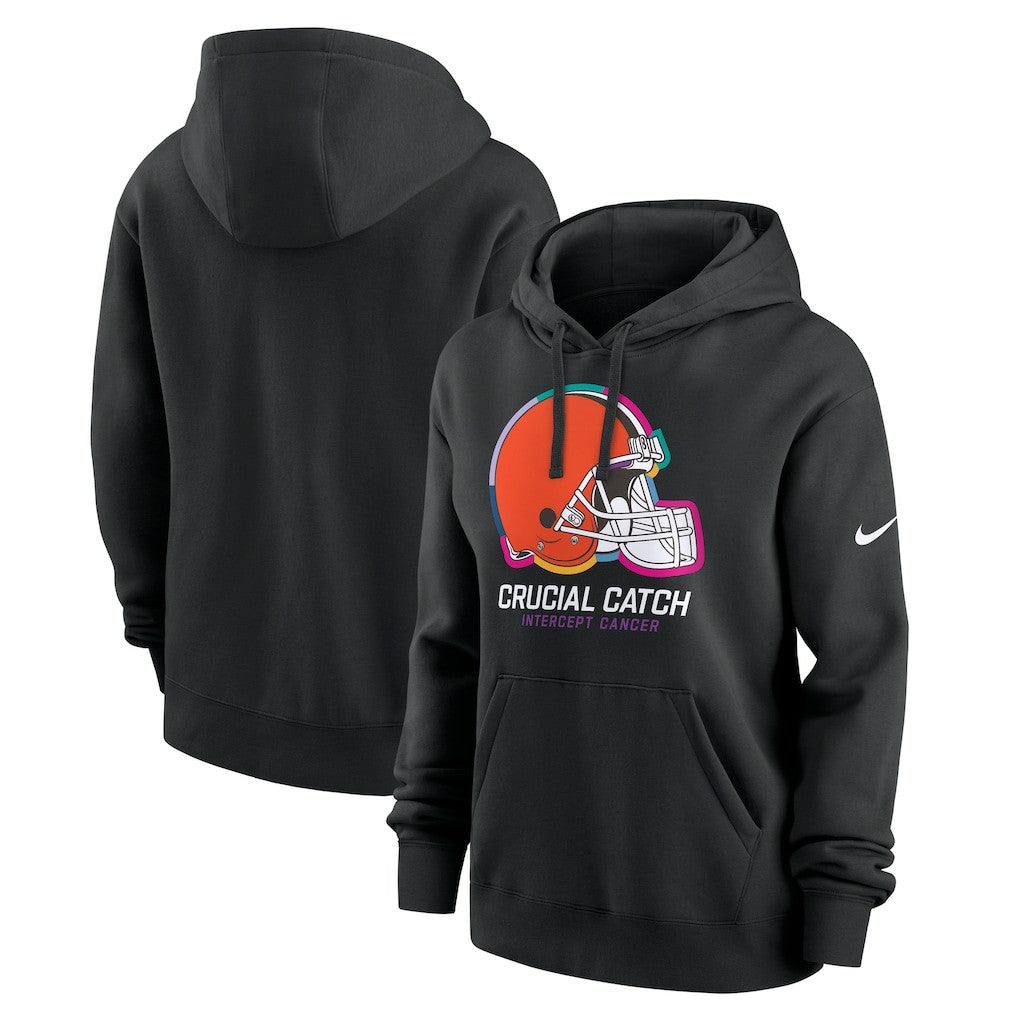 Cleveland Browns Women's 2024 NFL Crucial Catch Club Pullover Hoodie | NFL US