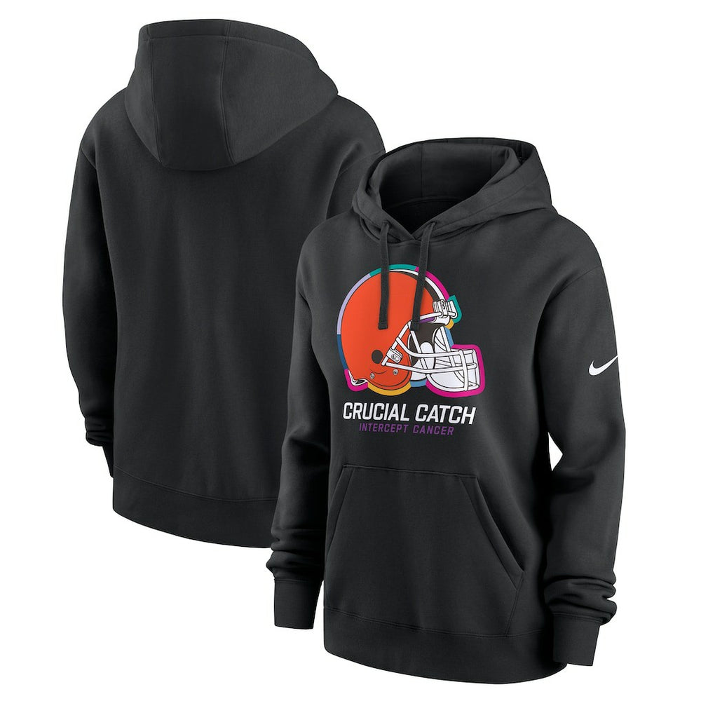 Cleveland Browns Women's 2024 NFL Crucial Catch Club Pullover Hoodie | NFL US