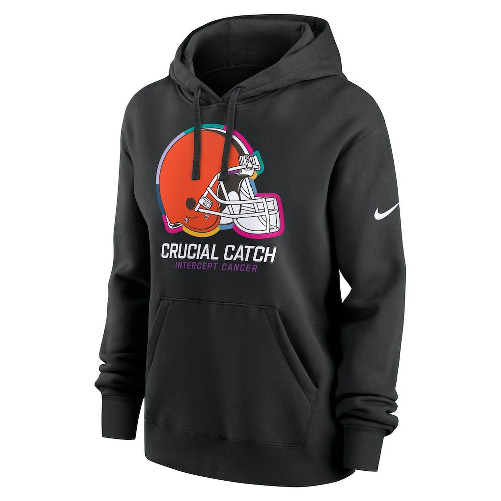Cleveland Browns Women's 2024 NFL Crucial Catch Club Pullover Hoodie | NFL US