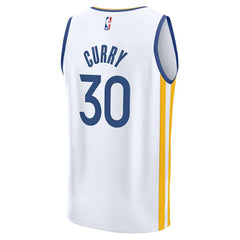 White Stephen Curry Golden State Warriors Fast Break Replica Jersey sale | NBA