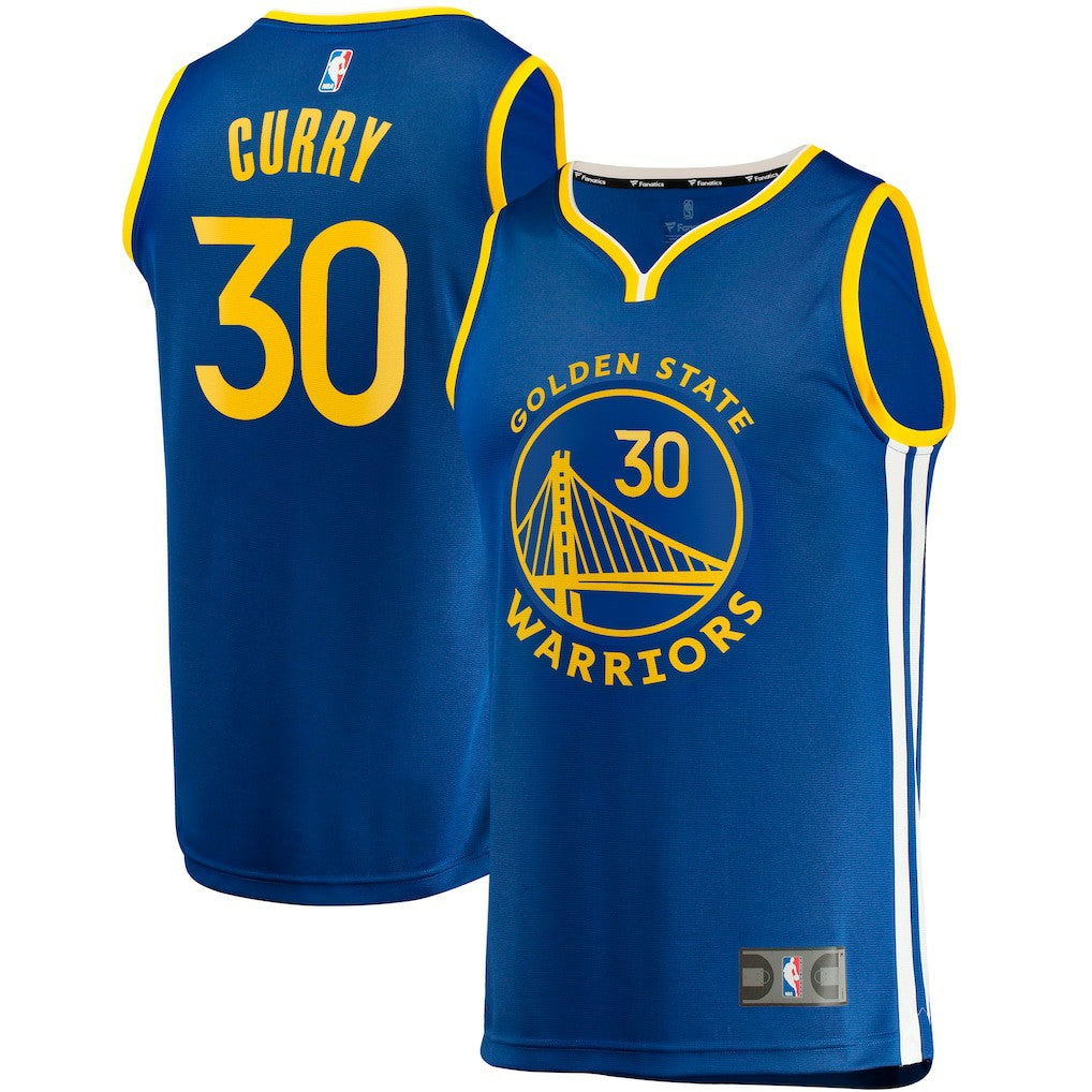 Royal Stephen Curry Golden State Warriors Fast Break Replica Jersey sale | NBA