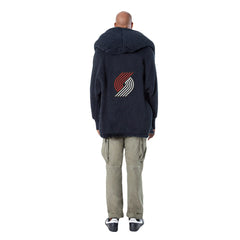 The Best Lounger in the World By Jill Martin Portland Trail Blazers Unisex Black Oversized Open-Front Hoodie Sweater online | NBA