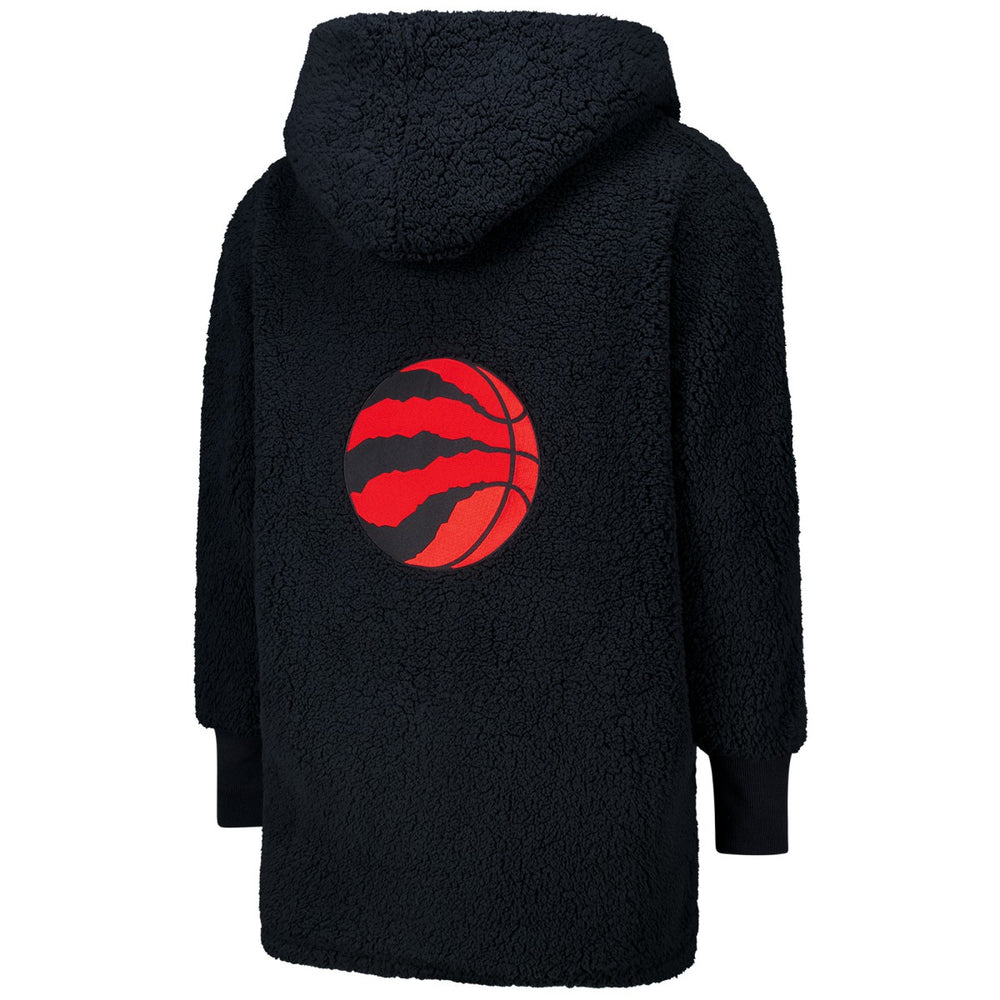 The Best Lounger in the World By Jill Martin Toronto Raptors Unisex Black Oversized Open-Front Hoodie Sweater sale | NBA