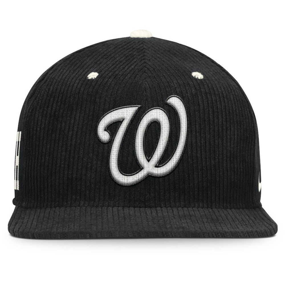 Washington Nationals Nike Pro Corduroy Structured Snapback Hat - MLB Hats
