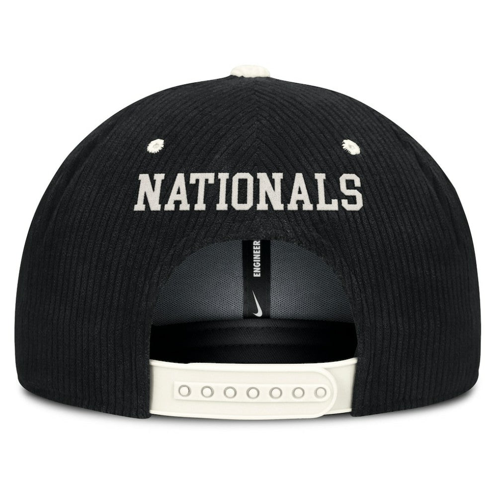 Washington Nationals Nike Pro Corduroy Structured Snapback Hat - MLB Hats