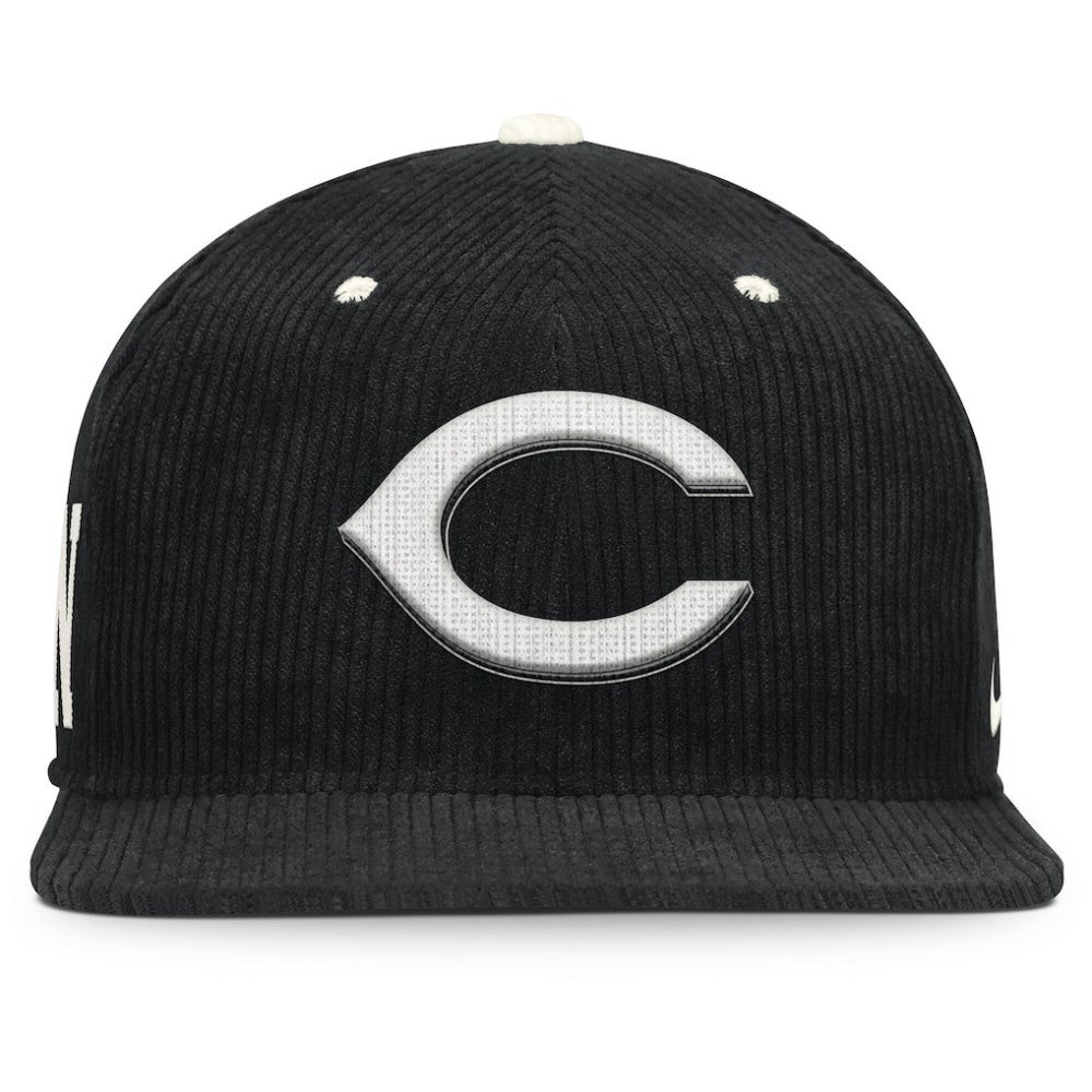 Cincinnati Reds Nike Pro Corduroy Structured Snapback Hat - MLB Hats