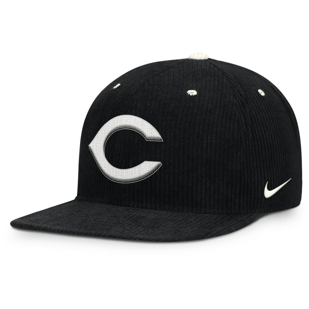 Cincinnati Reds Nike Pro Corduroy Structured Snapback Hat - MLB Hats