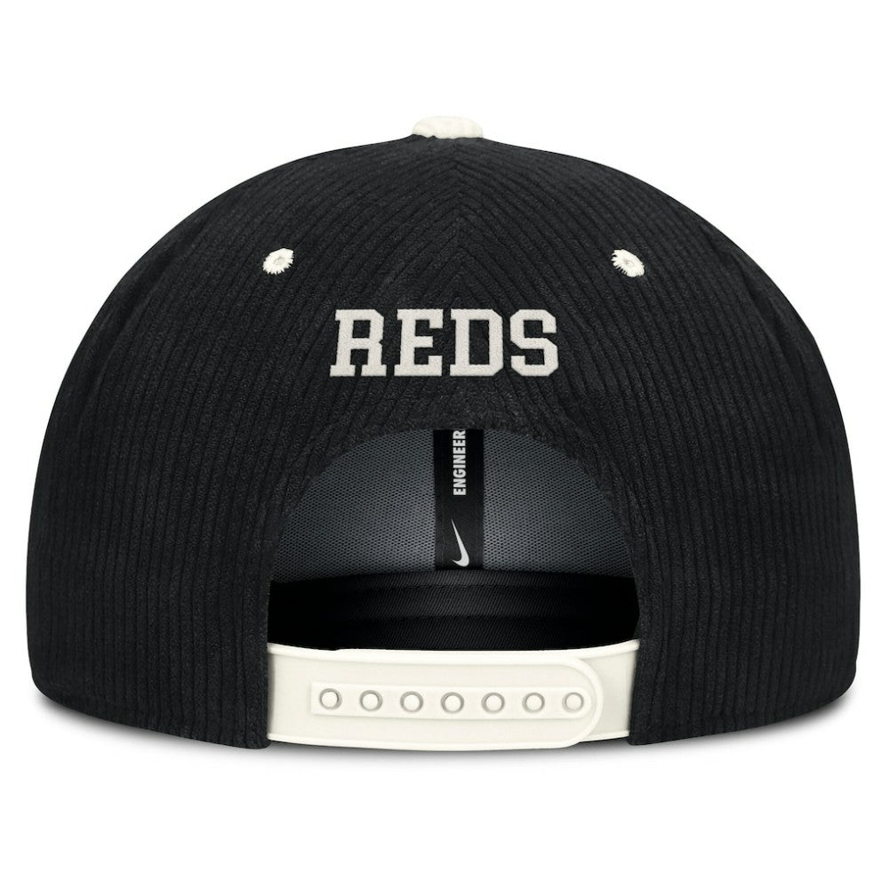 Cincinnati Reds Nike Pro Corduroy Structured Snapback Hat - MLB Hats