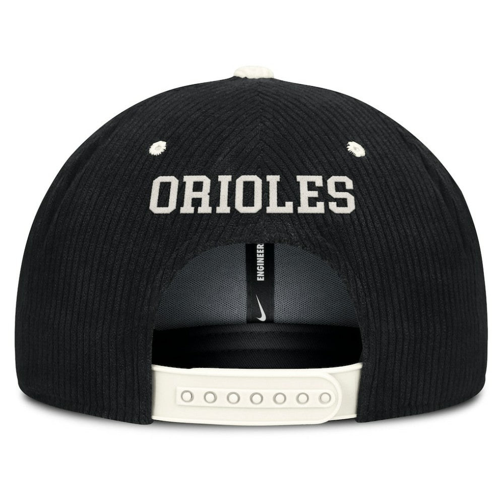 Baltimore Orioles Nike Pro Corduroy Structured Snapback Hat - MLB Hats