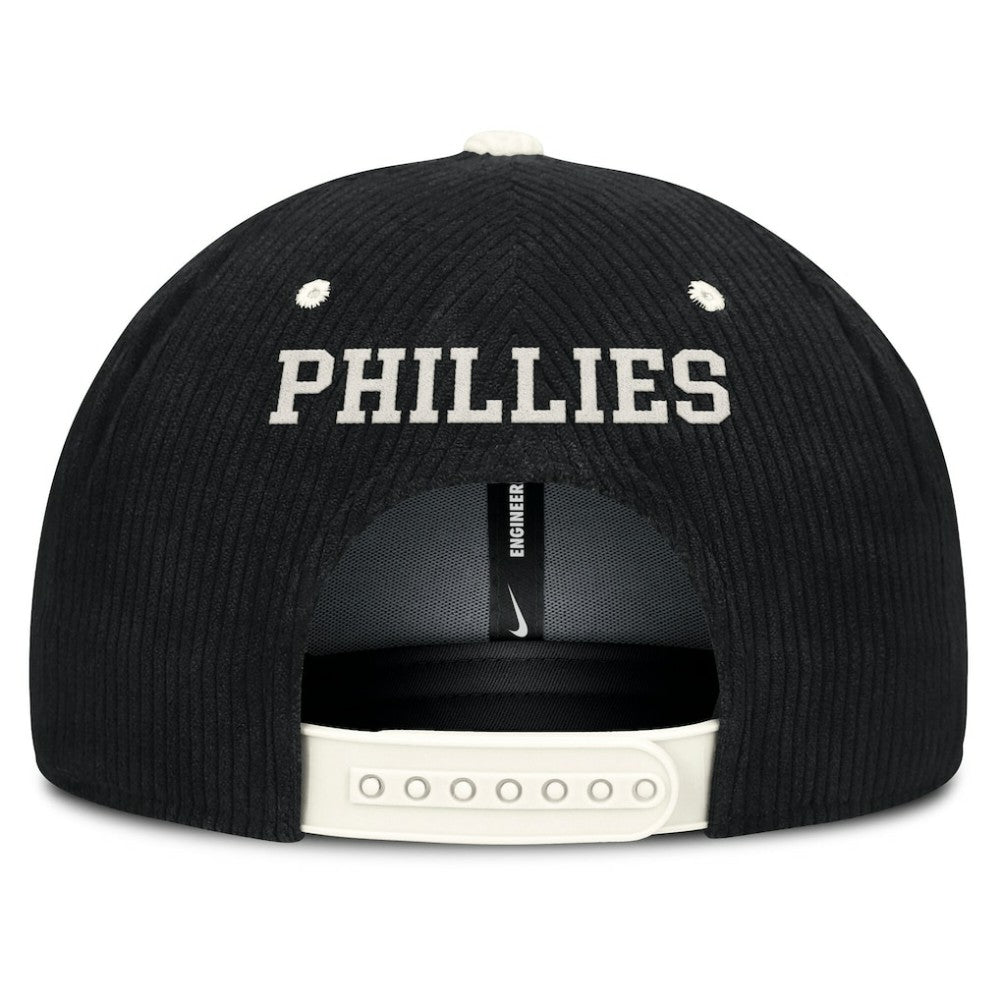 Philadelphia Phillies Nike Pro Corduroy Structured Snapback Hat - MLB Hats