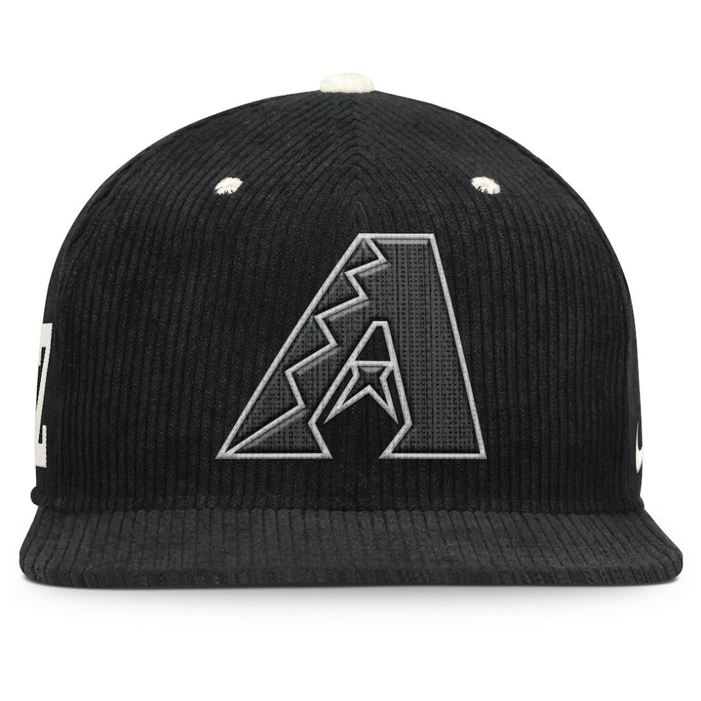 Arizona Diamondbacks Nike Pro Corduroy Structured Snapback Hat - MLB Hats