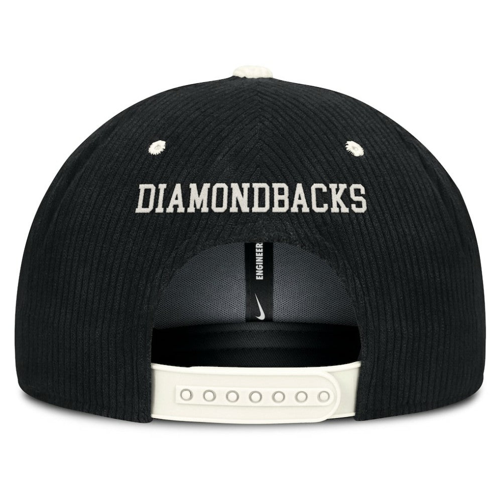 Arizona Diamondbacks Nike Pro Corduroy Structured Snapback Hat - MLB Hats