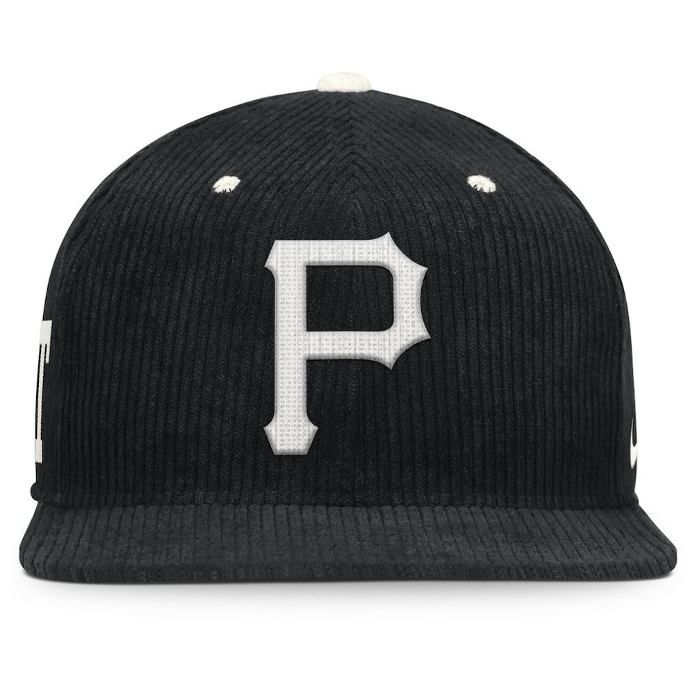 Pittsburgh Pirates Nike Pro Corduroy Structured Snapback Hat - MLB Hats