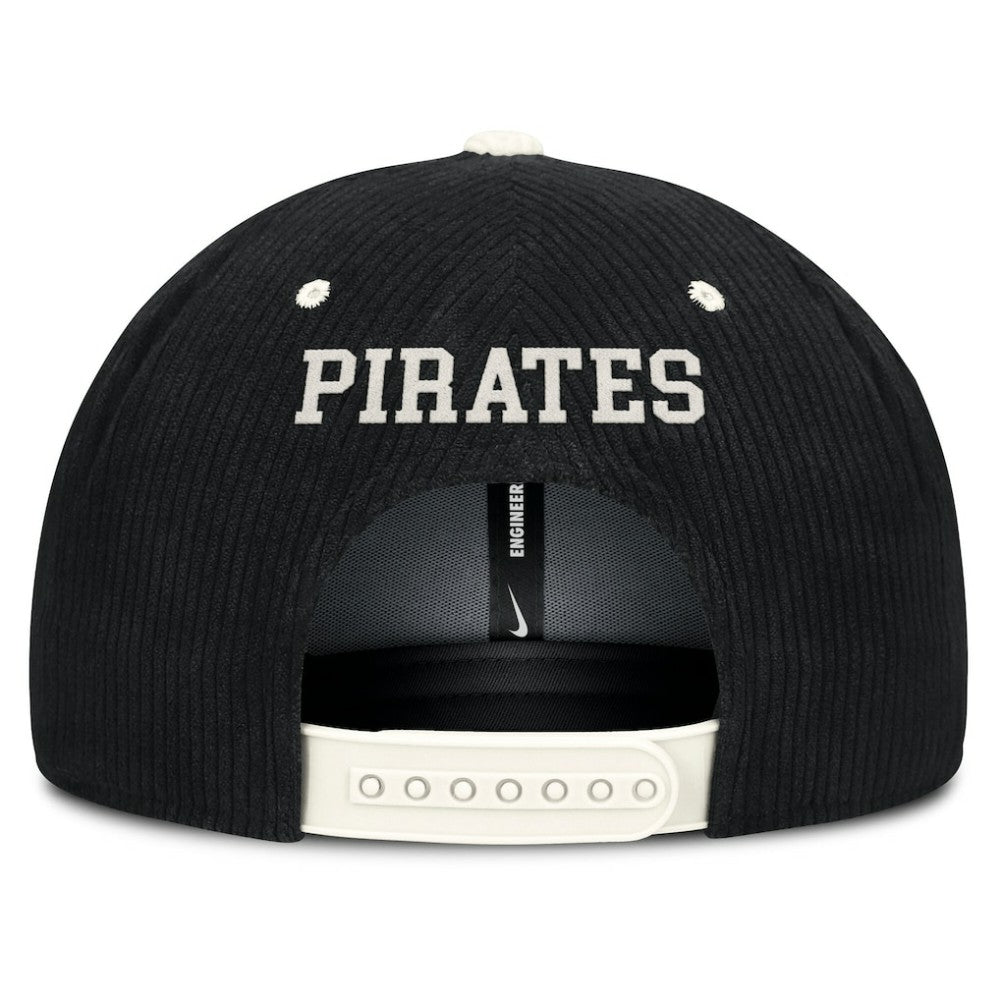 Pittsburgh Pirates Nike Pro Corduroy Structured Snapback Hat - MLB Hats