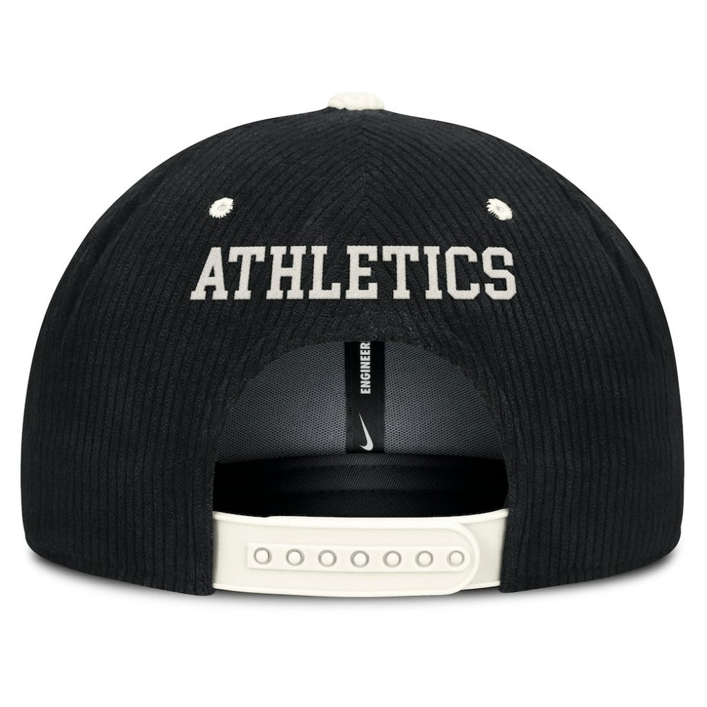 Athletics Nike Pro Corduroy Structured Snapback Hat - MLB Hats