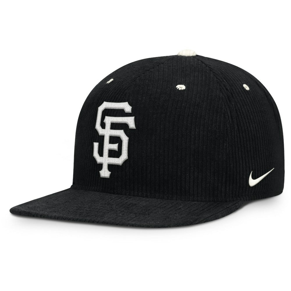 San Francisco Giants Nike Pro Corduroy Structured Snapback Hat - MLB Hats
