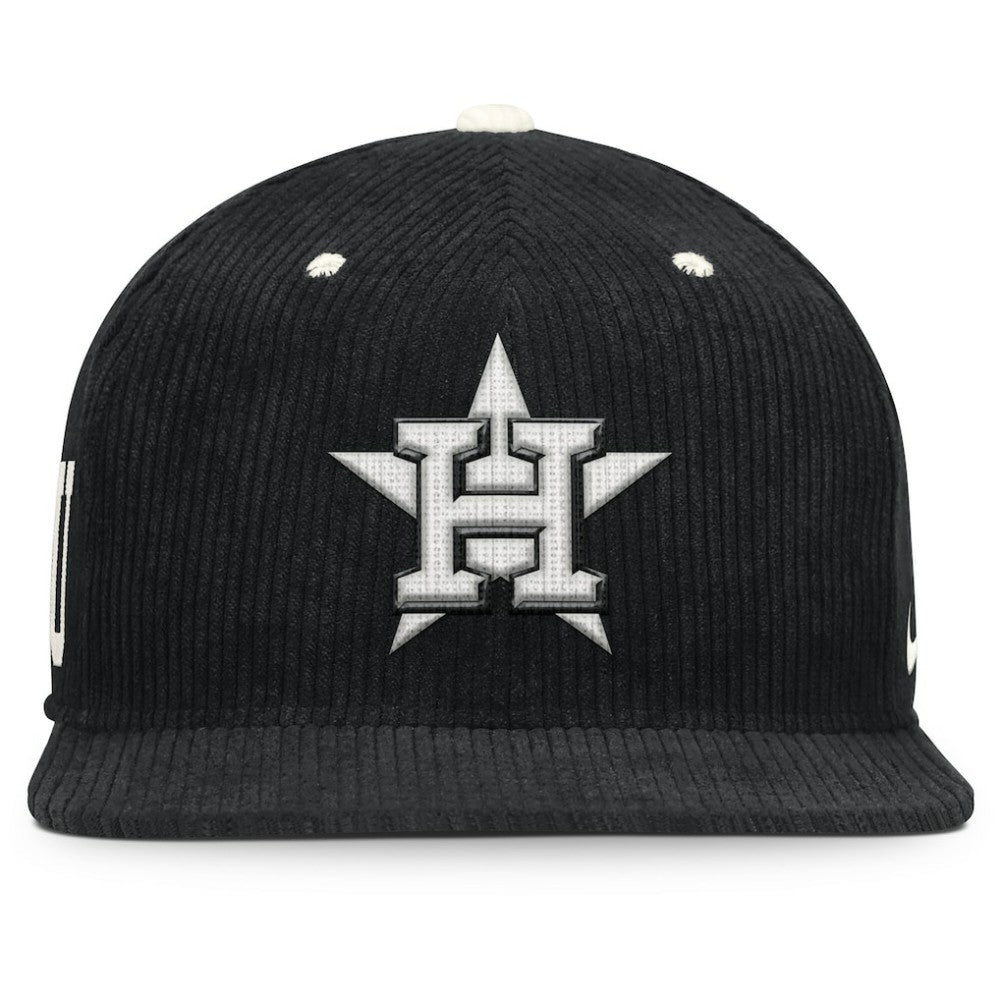Houston Astros Nike Pro Corduroy Structured Snapback Hat - MLB Hats