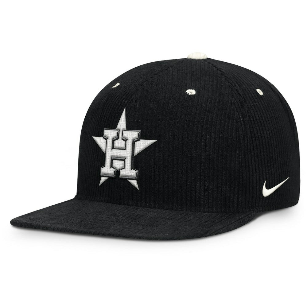 Houston Astros Nike Pro Corduroy Structured Snapback Hat - MLB Hats