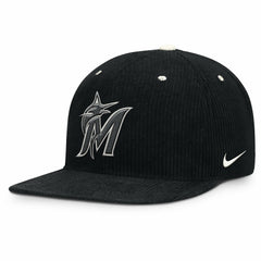 Miami Marlins Nike Pro Corduroy Structured Snapback Hat - MLB Hats