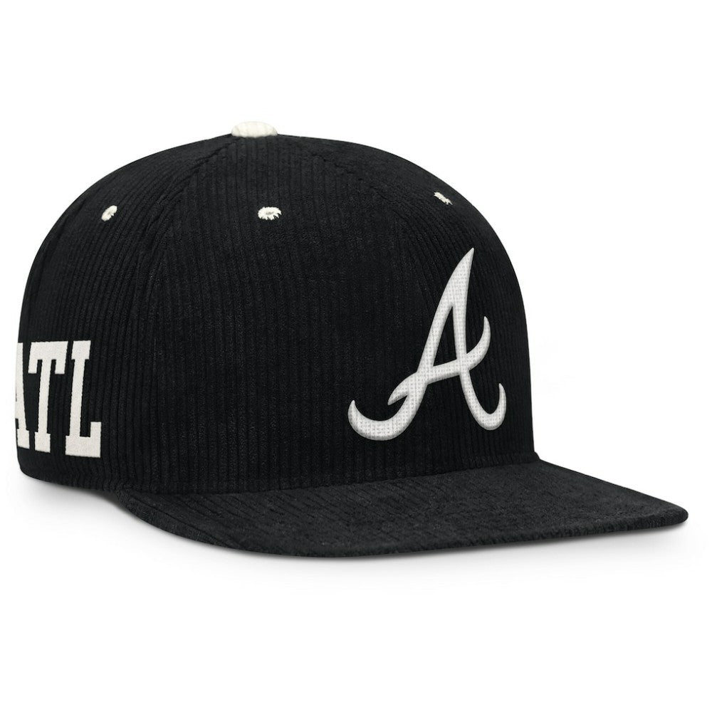 Atlanta Braves Nike Pro Corduroy Structured Snapback Hat - MLB Hats