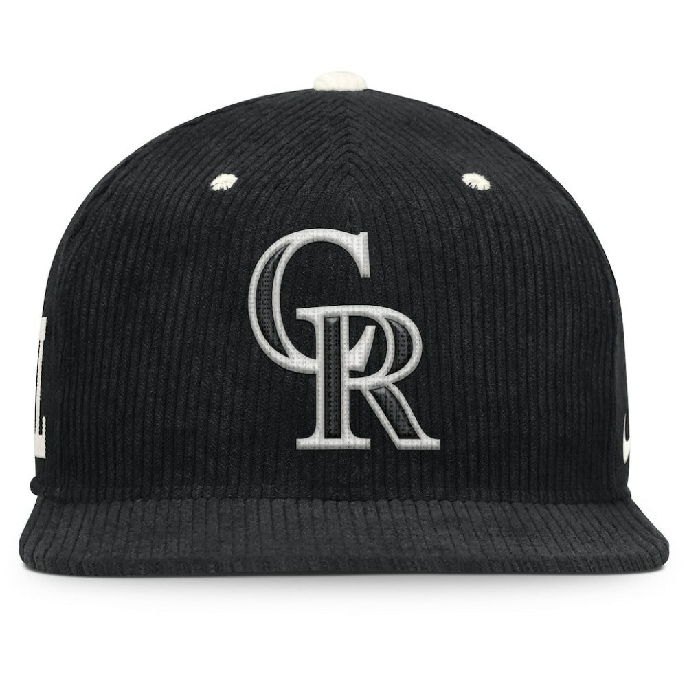 Colorado Rockies Nike Pro Corduroy Structured Snapback Hat - MLB Hats
