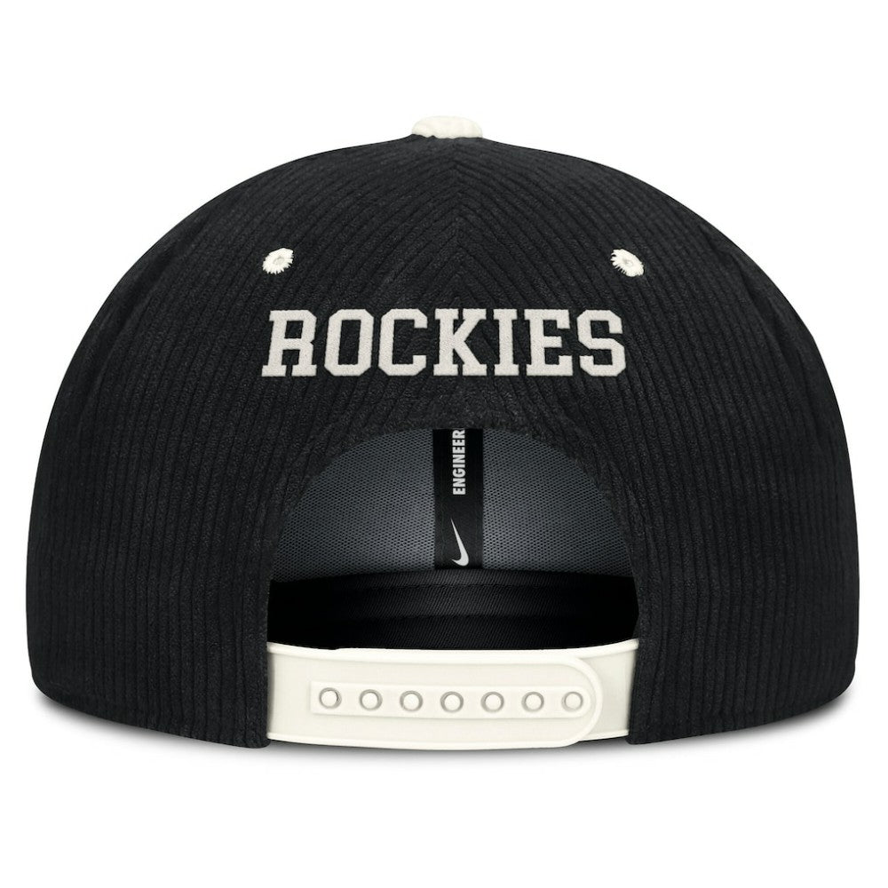 Colorado Rockies Nike Pro Corduroy Structured Snapback Hat - MLB Hats